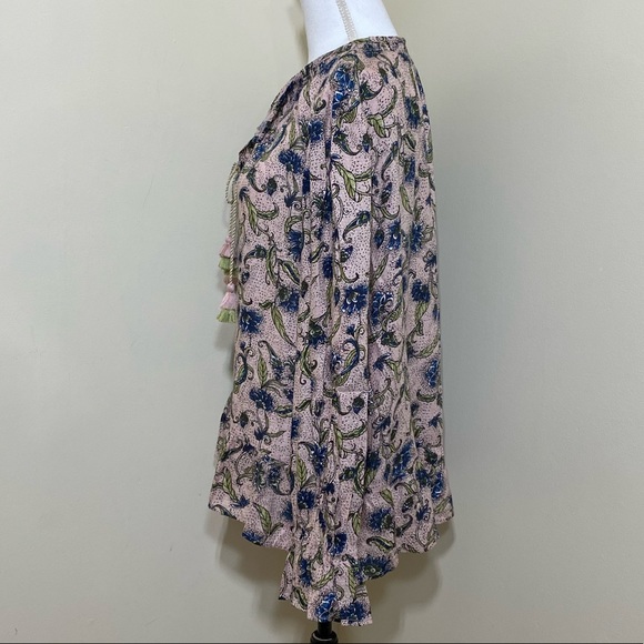 JESSICA SIMPSON ||Womans long sleeves PEASANT TOP size Large - Picture 3 of 9